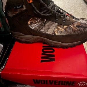 Wolverine Men's Brown and Camouflage Outdoor Boots